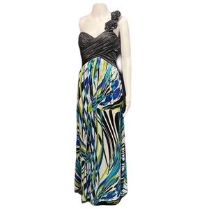 My Michelle - Womens One Shoulder Long Dress Sz 3